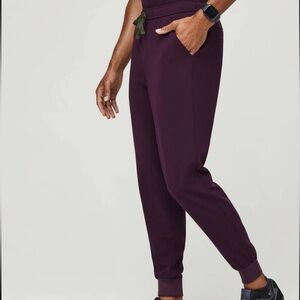 FIGS Men Tansen Jogger Scrub Pants Small S Deep Purple Medical Tech Nurse Doctor